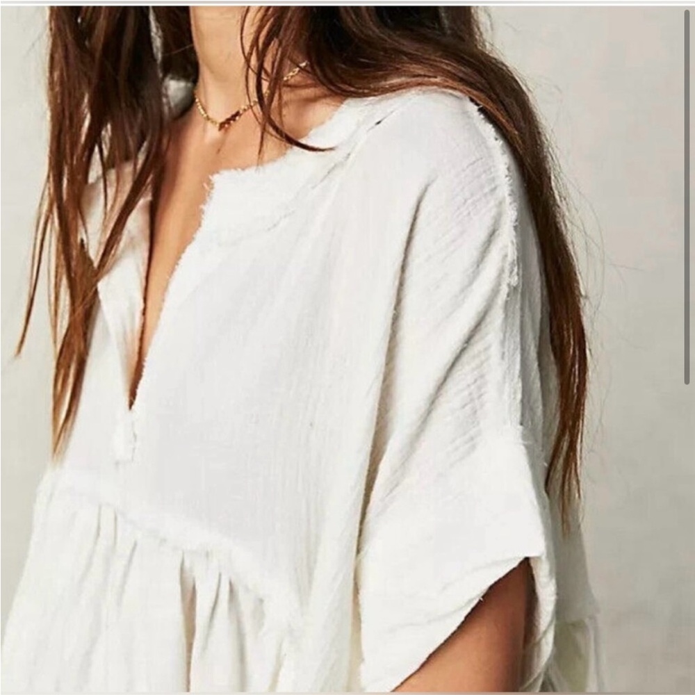Free People Sugar Rush Babydoll Top - Picture 6 of 8